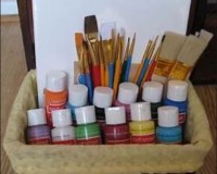 Painting Gift Basket